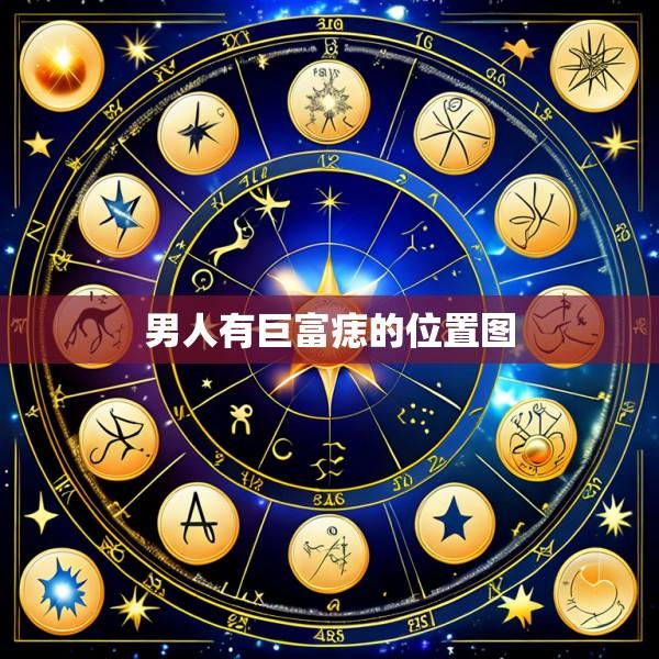 男人有巨富痣的位置图