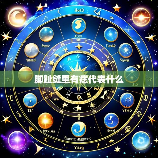 脚趾缝里有痣代表什么