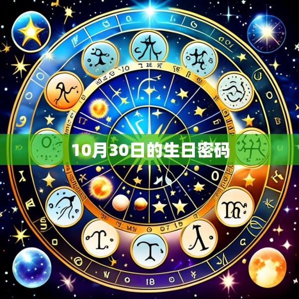 10月30日的生日密码
