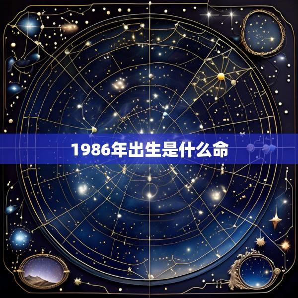 1986年出生是什么命