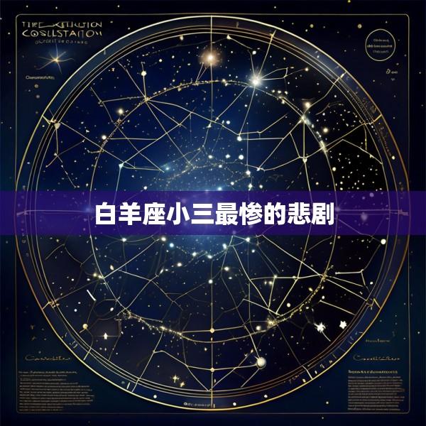 白羊座小三最惨的悲剧