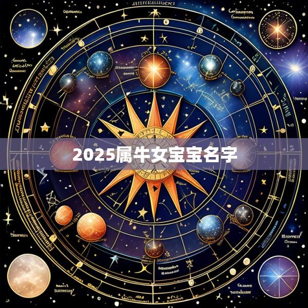 2025属牛女宝宝名字