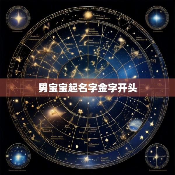 男宝宝起名字金字开头