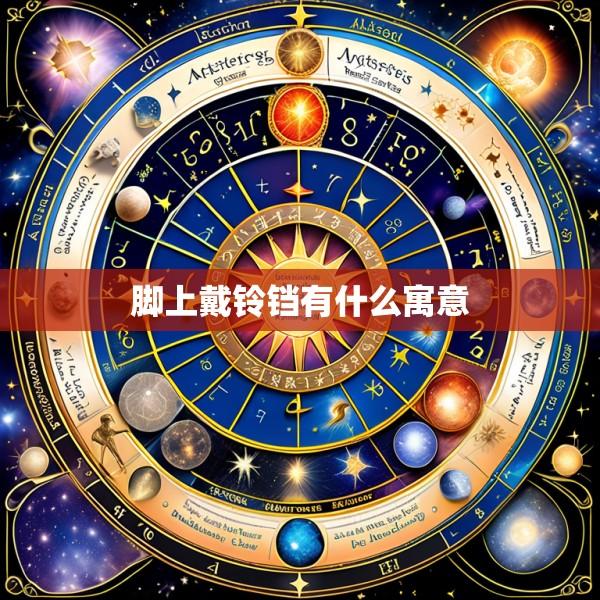 脚上戴铃铛有什么寓意