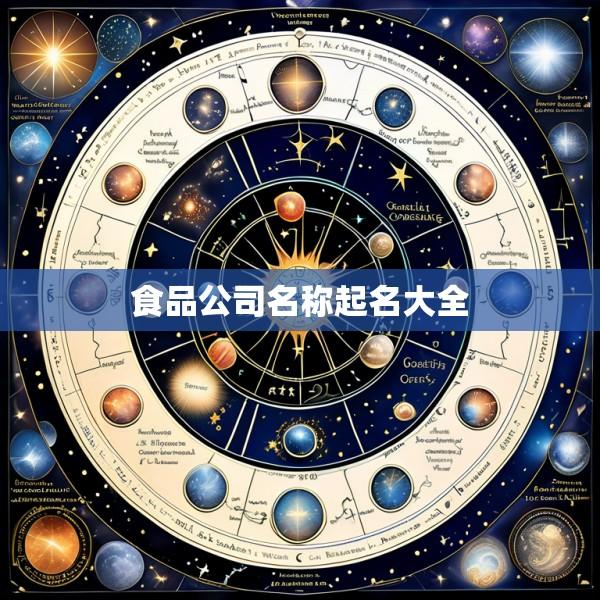 食品公司名称起名大全