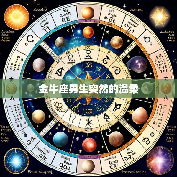 金牛座男生突然的温柔