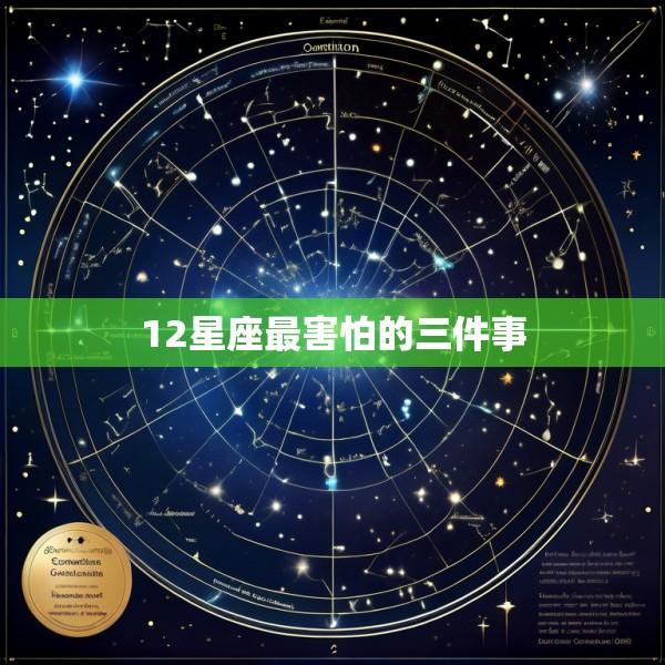 12星座最害怕的三件事
