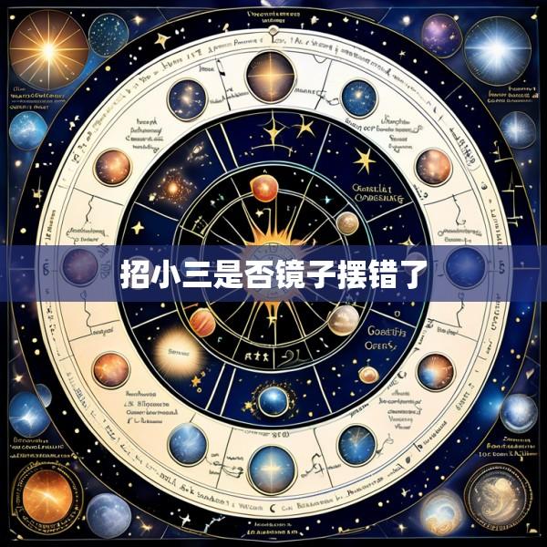 招小三是否镜子摆错了