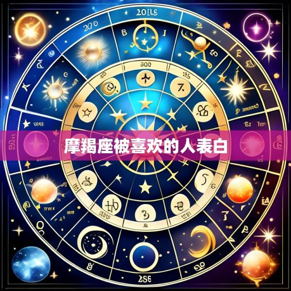 摩羯座被喜欢的人表白