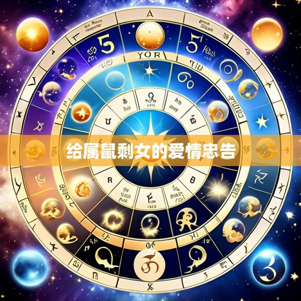 给属鼠剩女的爱情忠告