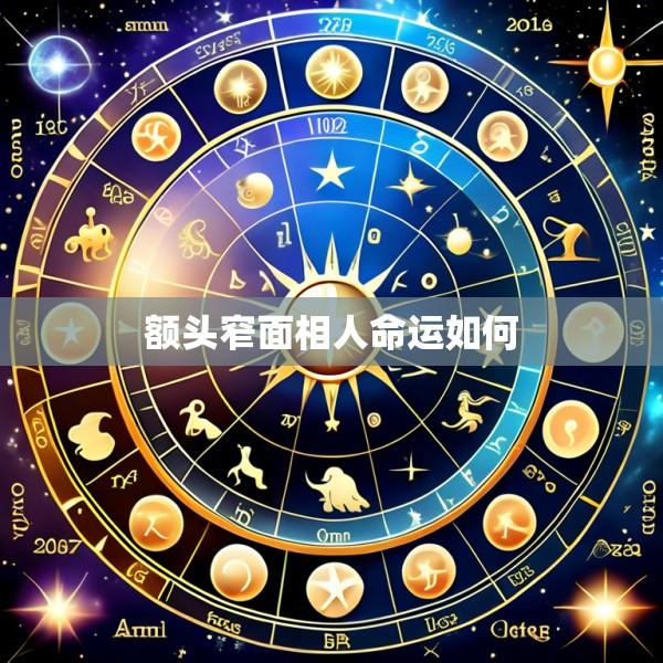 额头窄面相人命运如何