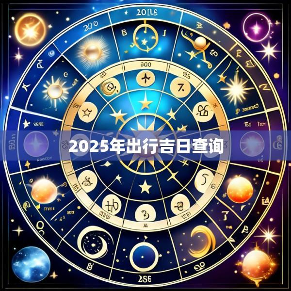 2025年出行吉日查询