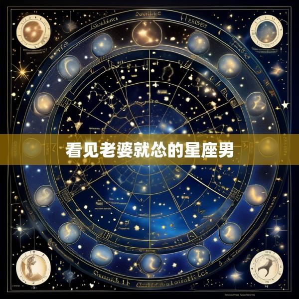 看见老婆就怂的星座男
