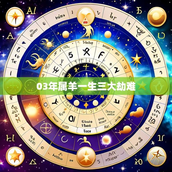 03年属羊一生三大劫难