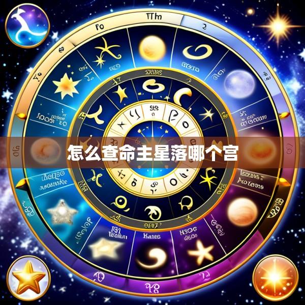 怎么查命主星落哪个宫