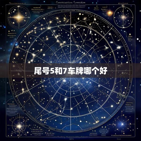 尾号5和7车牌哪个好