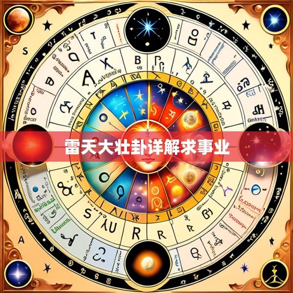 雷天大壮卦详解求事业