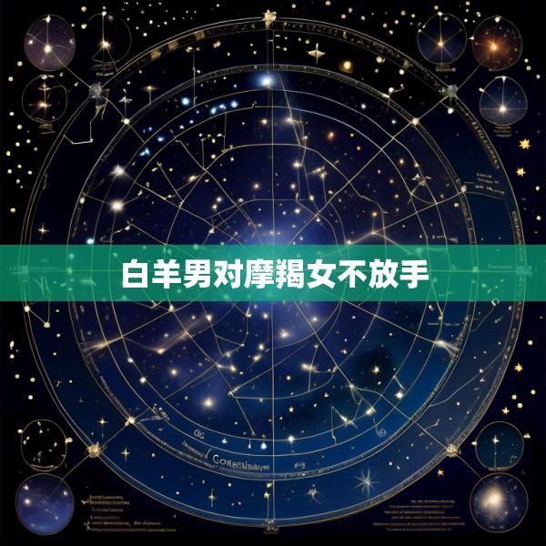 白羊男对摩羯女不放手