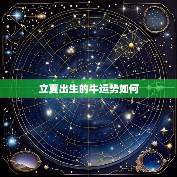立夏出生的牛运势如何
