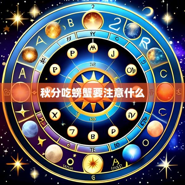 秋分吃螃蟹要注意什么