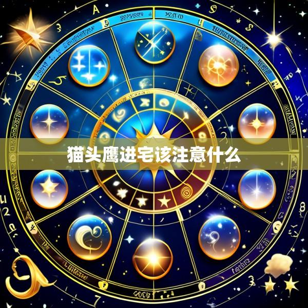 猫头鹰进宅该注意什么