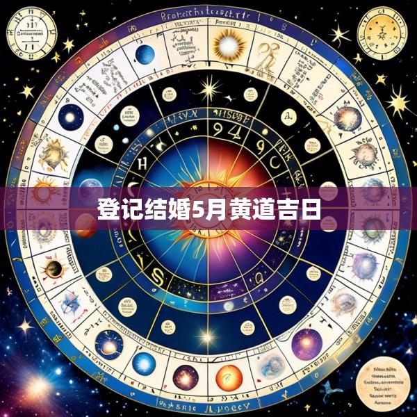登记结婚5月黄道吉日