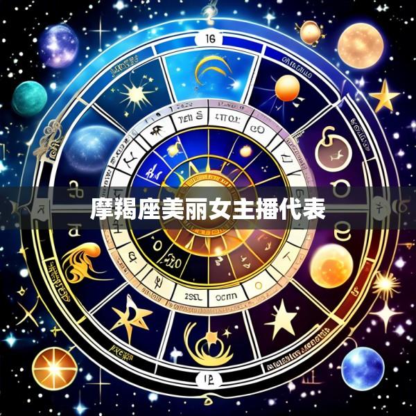 摩羯座美丽女主播代表