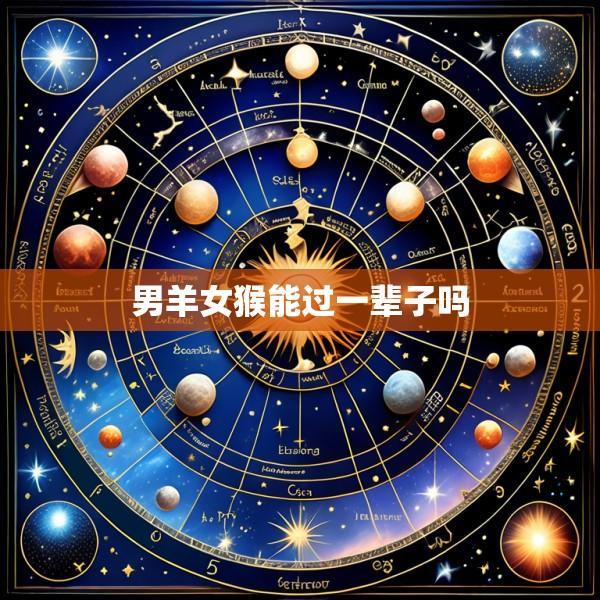男羊女猴能过一辈子吗
