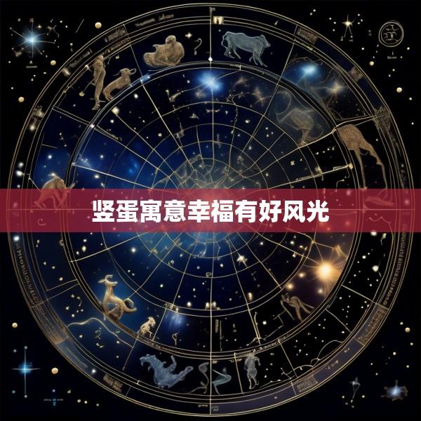 竖蛋寓意幸福有好风光