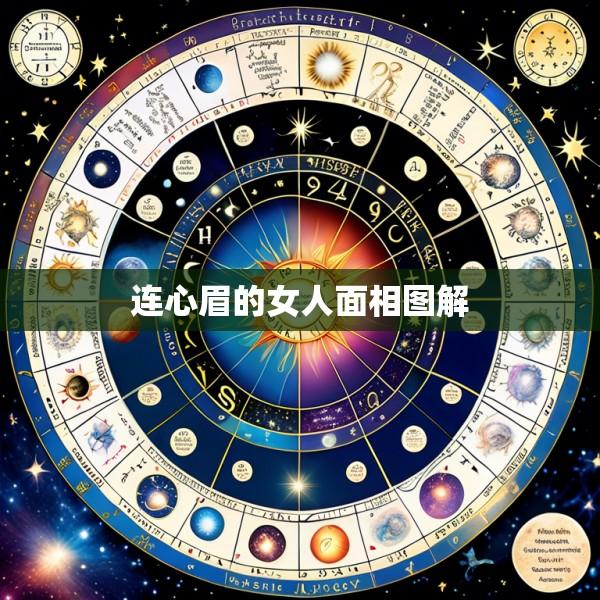 连心眉的女人面相图解