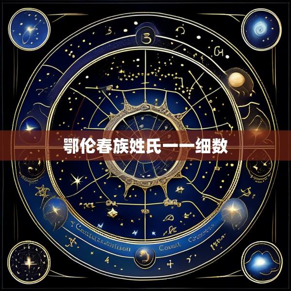 鄂伦春族姓氏一一细数