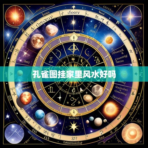 孔雀图挂家里风水好吗