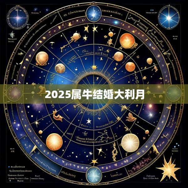 2025属牛结婚大利月