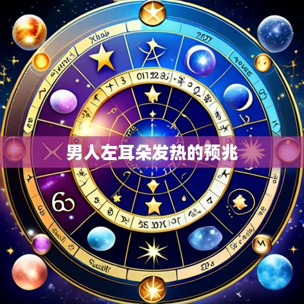 男人左耳朵发热的预兆
