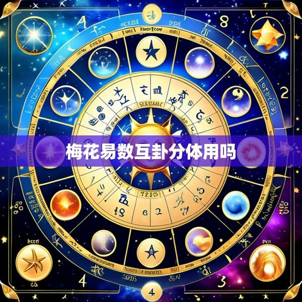 梅花易数互卦分体用吗