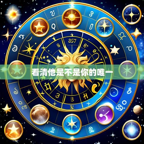 看清他是不是你的唯一