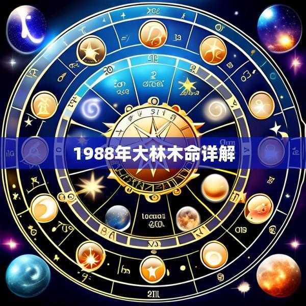 1988年大林木命详解