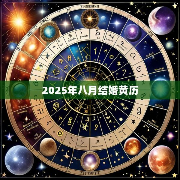 2025年八月结婚黄历