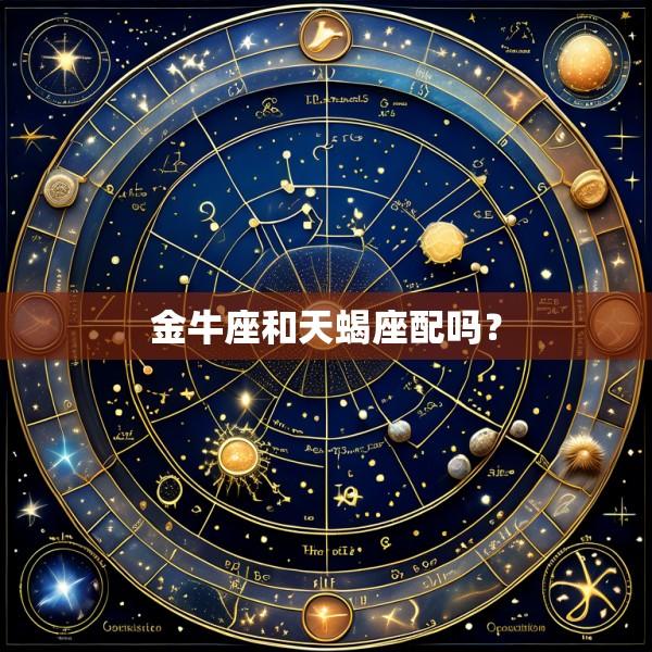 金牛座和天蝎座配吗？