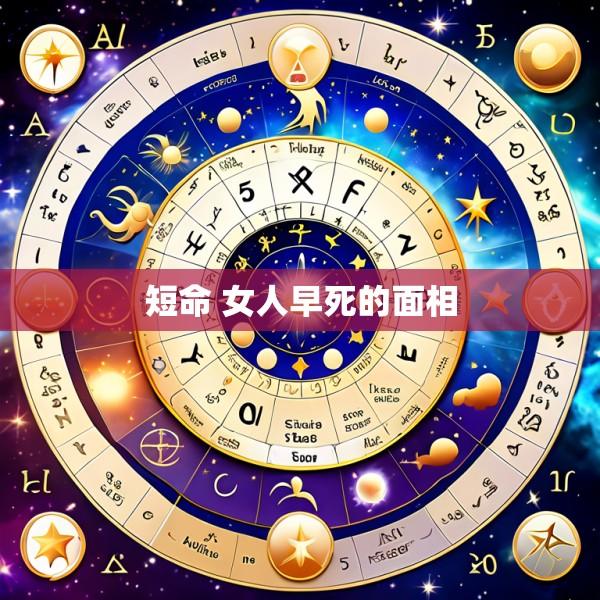 短命 女人早死的面相