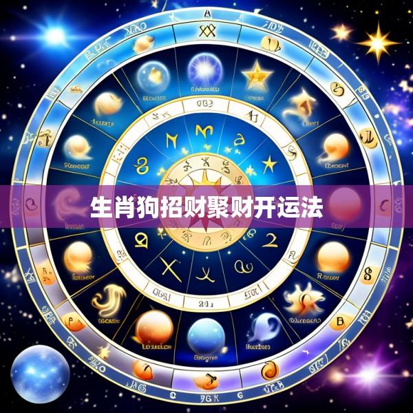 生肖狗招财聚财开运法