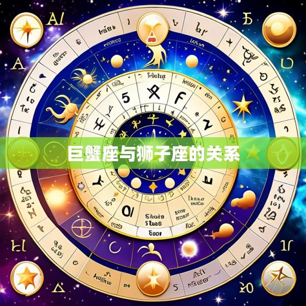 巨蟹座与狮子座的关系