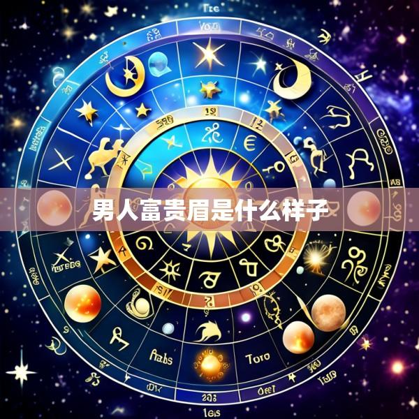 男人富贵眉是什么样子