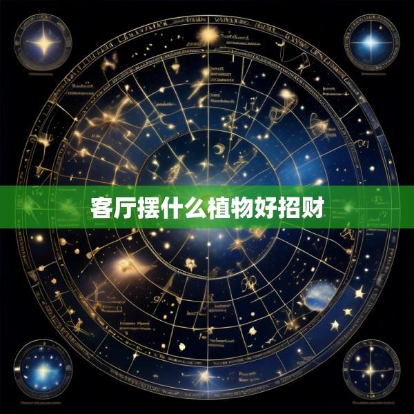 客厅摆什么植物好招财