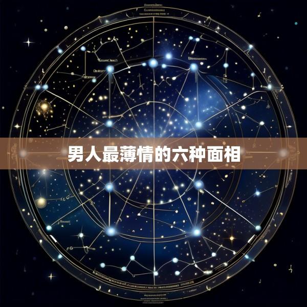 男人最薄情的六种面相