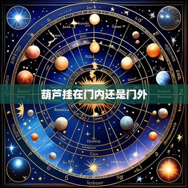 葫芦挂在门内还是门外