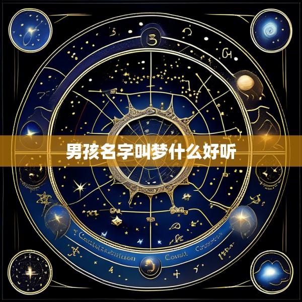男孩名字叫梦什么好听