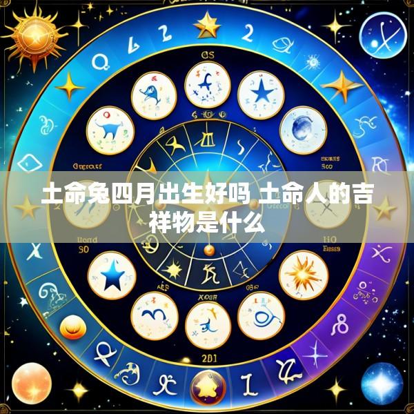 土命兔四月出生好吗 土命人的吉祥物是什么