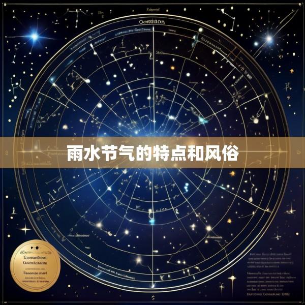 雨水节气的特点和风俗