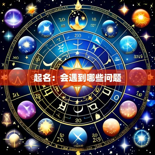 起名：会遇到哪些问题